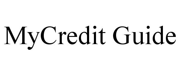 MYCREDIT GUIDE