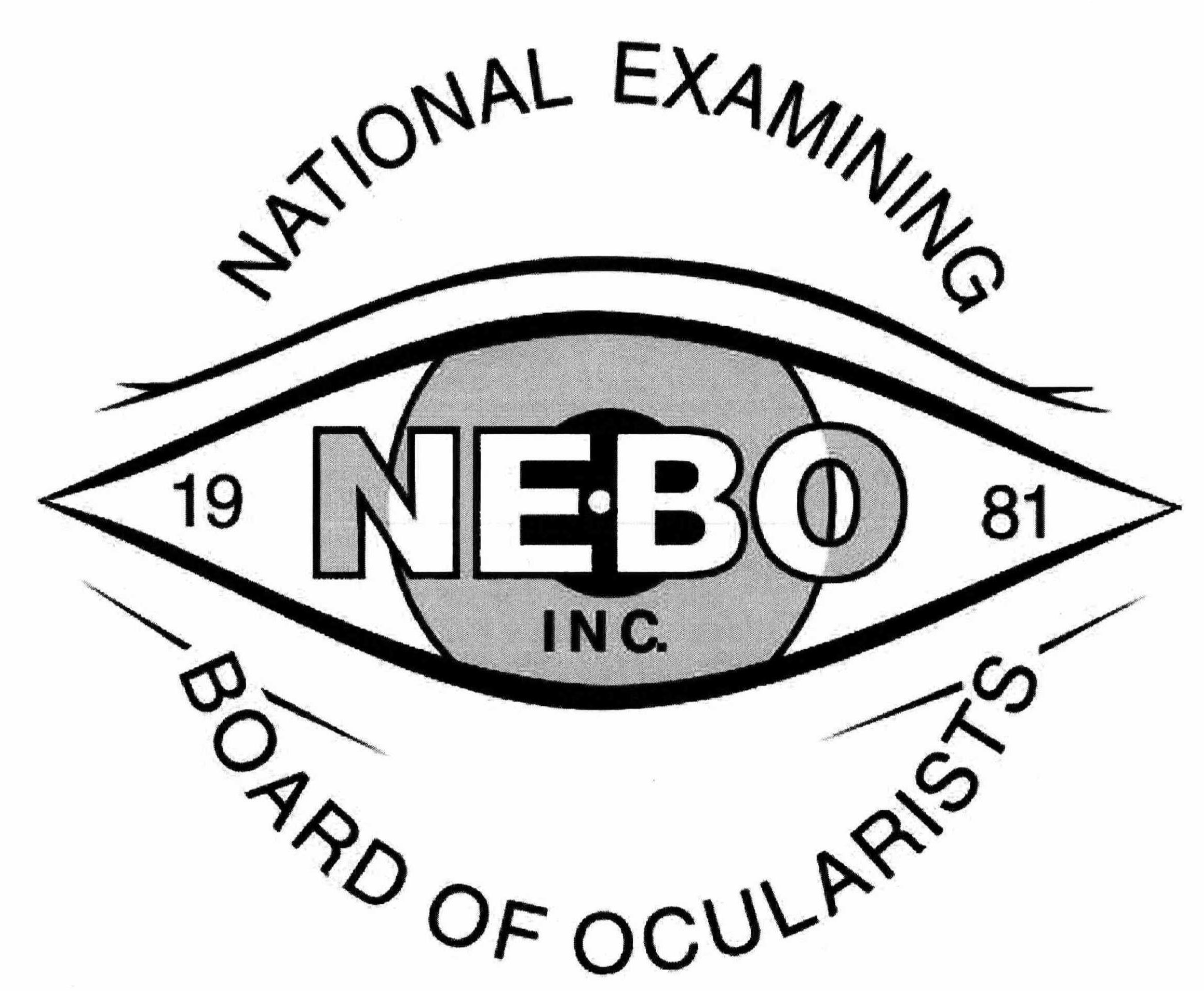 NATIONAL EXAMINING BOARD OF OCULARISTS INC. NE·BO 1981