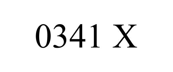 0341 X