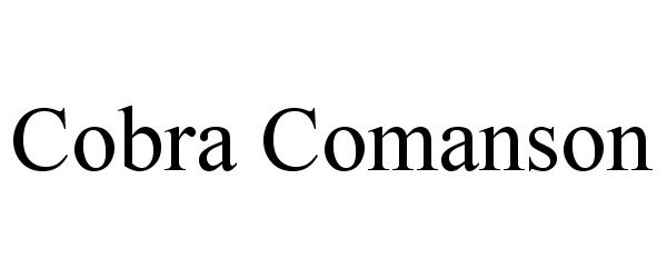 COBRA COMANSON