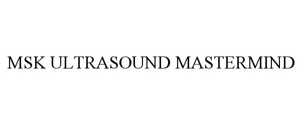 MSK ULTRASOUND MASTERMIND