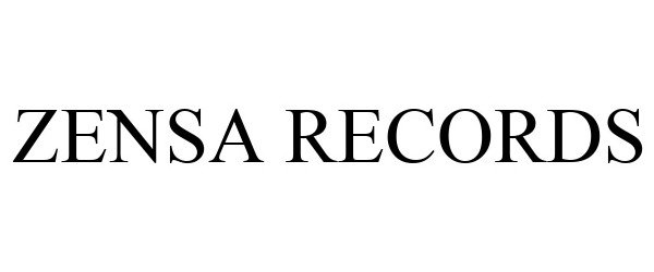 ZENSA RECORDS