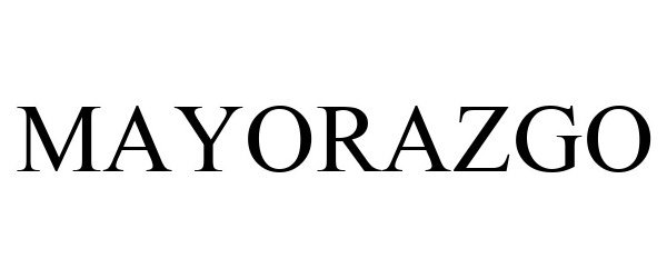 MAYORAZGO