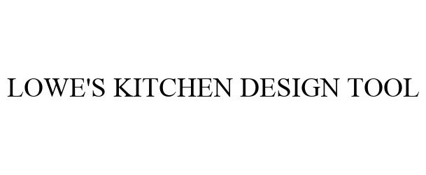 LOWE'S KITCHEN DESIGN TOOL
