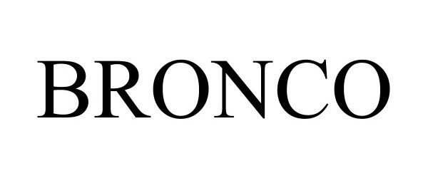 BRONCO