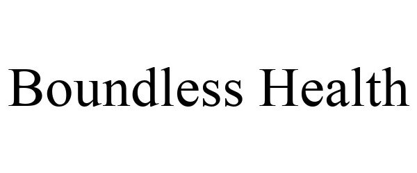 BOUNDLESS HEALTH