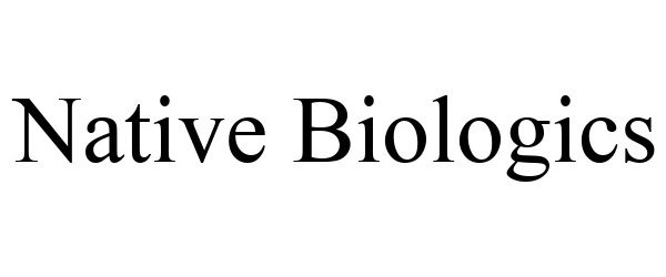 NATIVE BIOLOGICS