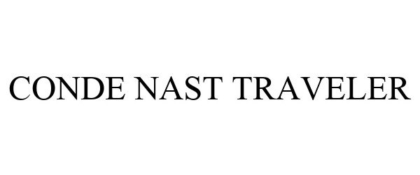 CONDE NAST TRAVELER