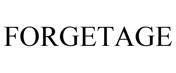 FORGETAGE