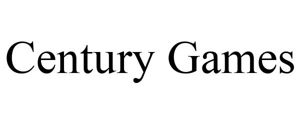CENTURY GAMES
