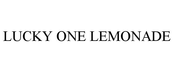 LUCKY ONE LEMONADE