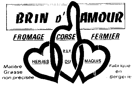 BRIN D'AMOUR FROMAGE CORSE FERMIER