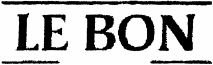 LE BON